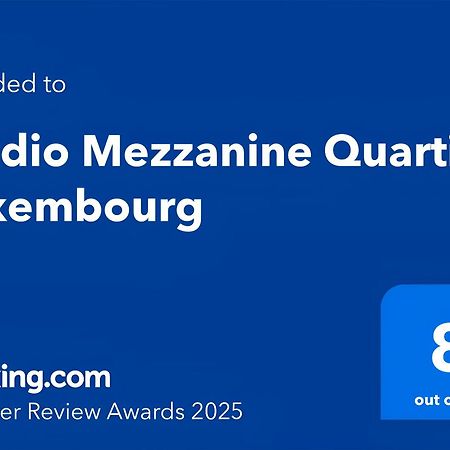 Studio Mezzanine Quartier Luxembourg Free Netflix Paris Exterior foto